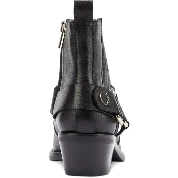DKNY Mina Black Leather boots - Size 6.5 NEW! - Picture 2 of 13
